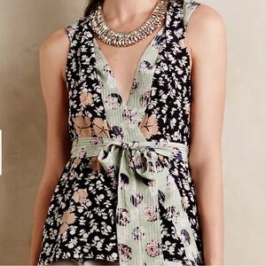 NWOT Anthropologie HD in Paris Starflower Blouse